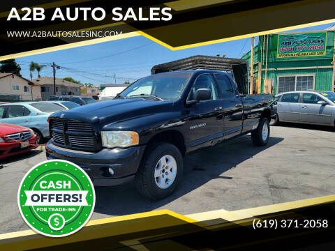2002 Dodge Ram 1500 for sale at A2B AUTO SALES in Chula Vista CA