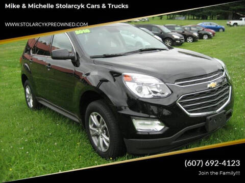 2016 Chevrolet Equinox for sale at Mike and Michelle Stolarcyk Cars and Trucks in Whitney Point NY