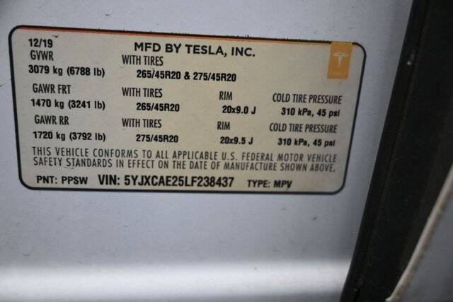 2020 Tesla Model X Long Range