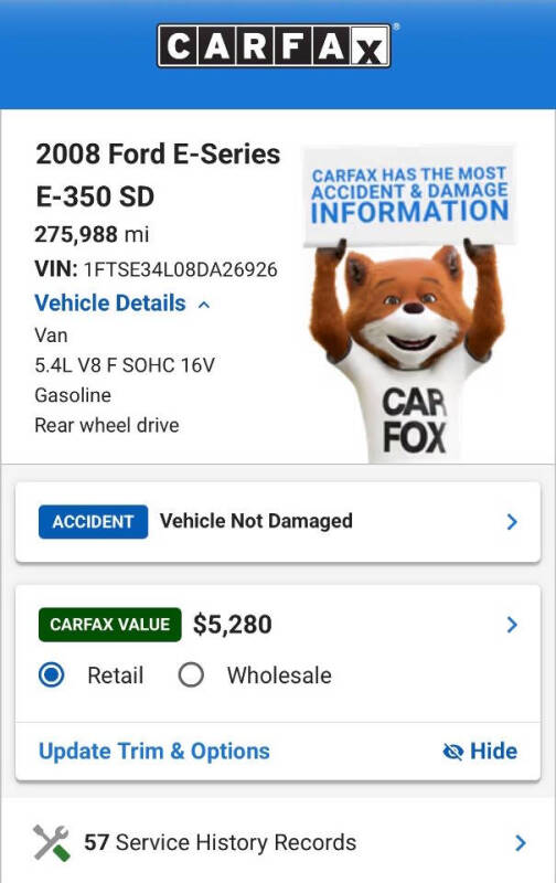 2008 Ford E-Series E-350 SD