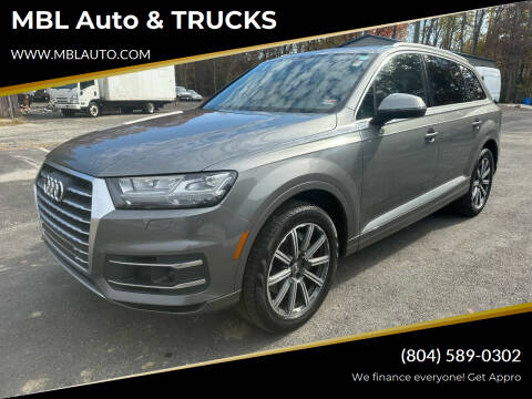 2017 Audi Q7 for sale at MBL Auto & TRUCKS in Woodford VA