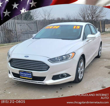 2015 Ford Fusion for sale at Chicagoland Internet Auto - 410 N Vine St New Lenox IL, 60451 in New Lenox IL