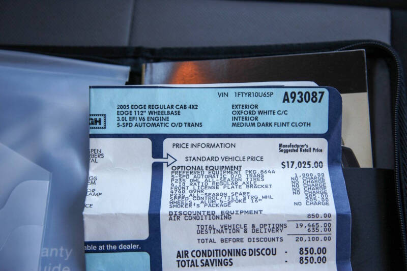 2005 Ford Ranger EDGE