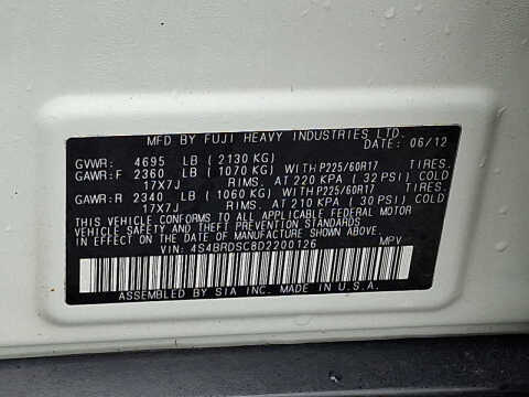 2013 Subaru Outback 3.6R Limited