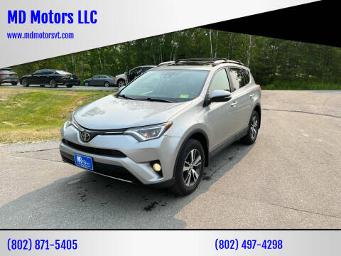 2017 Toyota RAV4 for sale at MD Motors LLC in Williston VT