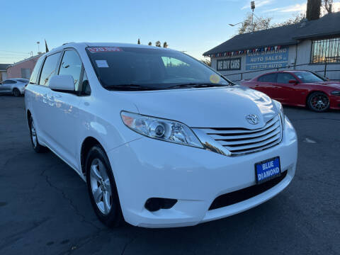 2017 Toyota Sienna for sale at Blue Diamond Auto Sales in Ceres CA