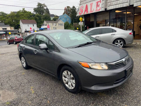 2012 Honda Civic for sale at Platinum Motors Auto Sales in Ansonia CT