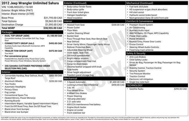 2012 Jeep Wrangler Unlimited