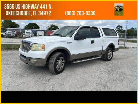 2005 Ford F-150 for sale at M & M AUTO BROKERS INC in Okeechobee FL