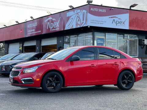 2016 Chevrolet Cruze Limited for sale at Apex Motors Lakewood LLC in Lakewood WA