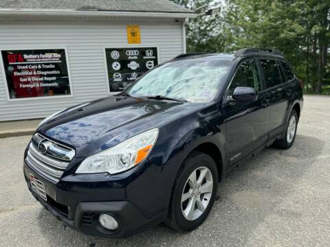 2013 Subaru Outback for sale at Skelton's Foreign Auto LLC in West Bath ME