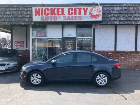 2016 Chevrolet Cruze Limited for sale at NICKEL CITY AUTO SALES in Lockport NY