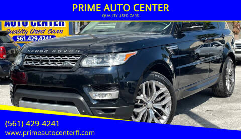 2014 Land Rover Range Rover Sport for sale at PRIME AUTO CENTER in Palm Springs FL