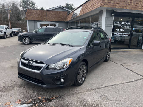 2013 Subaru Impreza for sale at Millbrook Auto Sales in Duxbury MA
