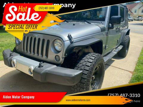 2014 Jeep Wrangler Unlimited for sale at Aiden Motor Company in Portsmouth VA