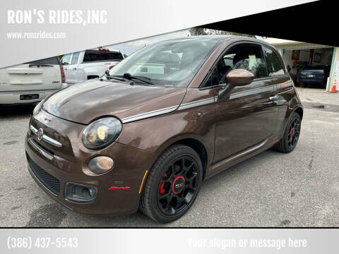 2015 FIAT 500 for sale at RON'S RIDES,INC in Bunnell FL