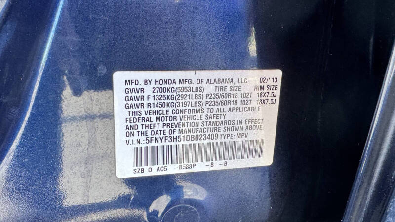 2013 Honda Pilot EX-L