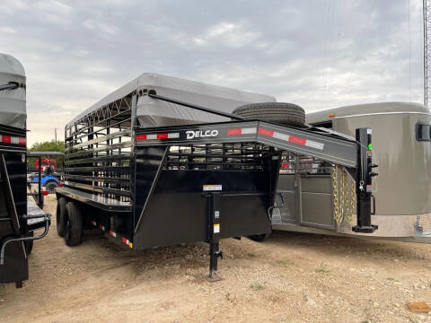 2022 DELCO  - Bar Top Livestock Trailer - for sale at LJD Sales in Lampasas TX