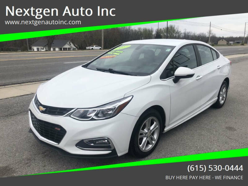 2017 Chevrolet Cruze for sale at Nextgen Auto Inc in Smithville TN