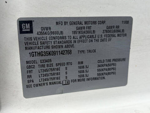 2009 GMC Savana 3500