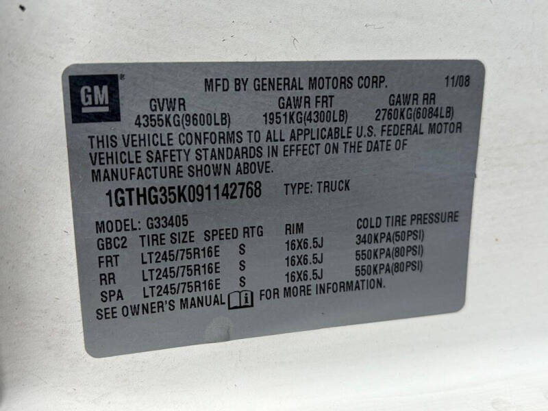 2009 GMC Savana 3500