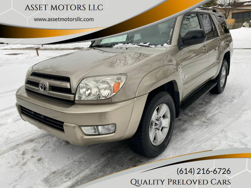 2004 Toyota 4Runner for sale at ASSET MOTORS LLC in Westerville OH