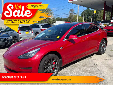 2020 Tesla Model 3 for sale at Cherokee Auto Sales in Acworth GA
