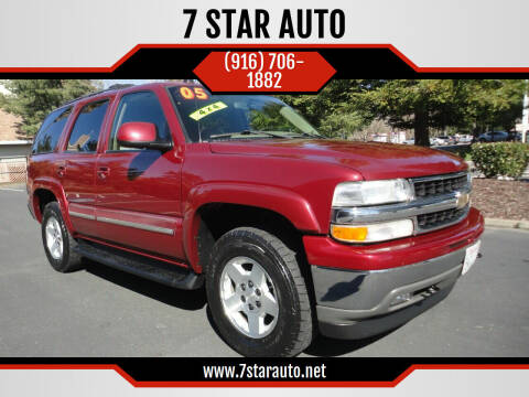 2005 Chevrolet Tahoe for sale at 7 STAR AUTO in Sacramento CA