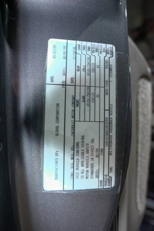 1999 GMC Savana G1500