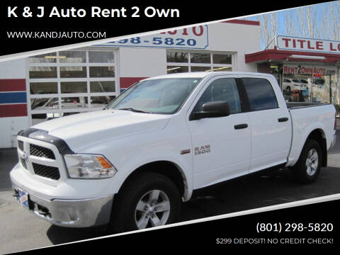 2016 RAM 1500 for sale at K & J Auto Rent 2 Own in Bountiful UT