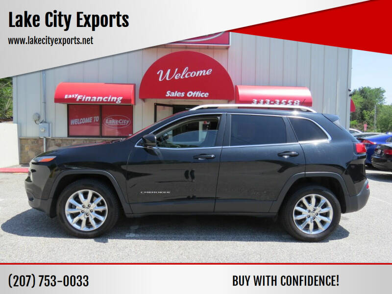 2015 Jeep Cherokee for sale at Lake City Exports in Auburn ME