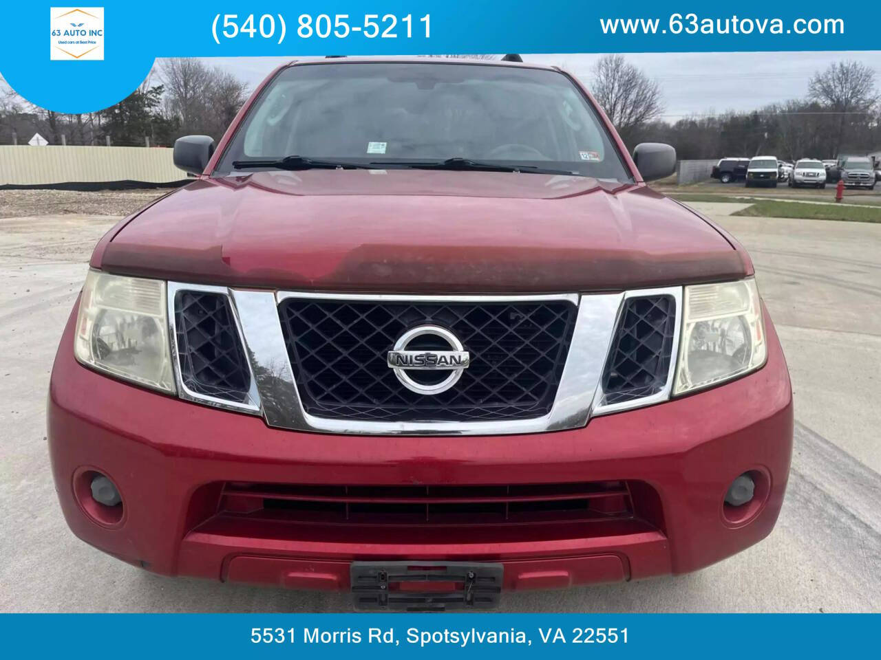 2009 Nissan Pathfinder for sale at 63 Auto Inc in Spotsylvania, VA