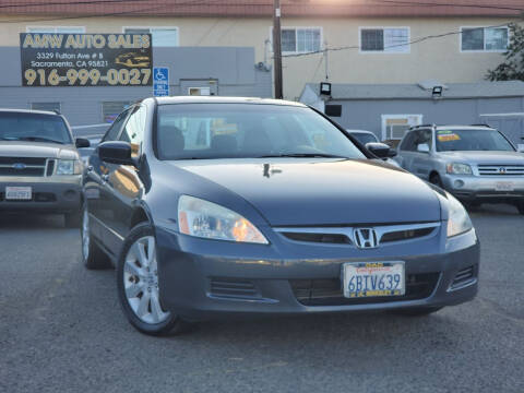 2007 Honda Accord for sale at AMW Auto Sales in Sacramento CA