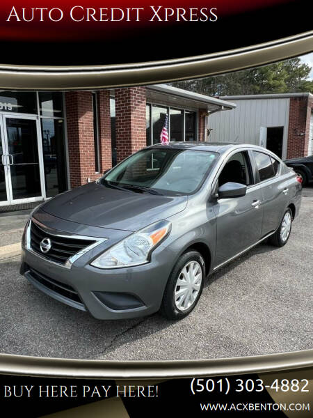 2019 Nissan Versa for sale at Auto Credit Xpress in Benton AR