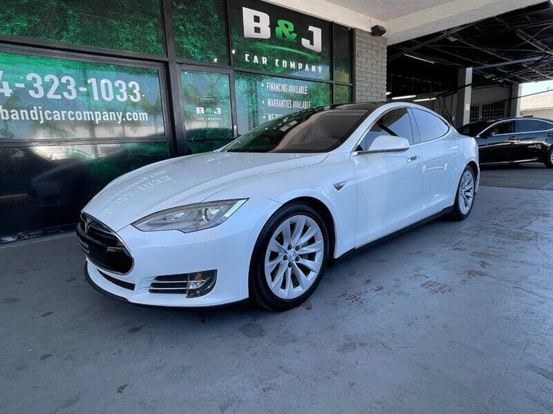 2012 Tesla Model S for sale at B & J Car Company in Orange, CA