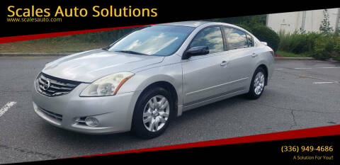 2010 Nissan Altima for sale at Scales Auto Solutions in Madison NC