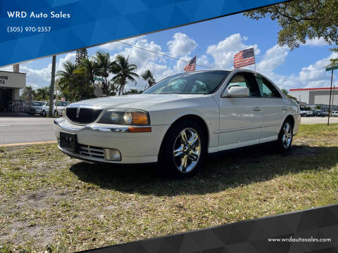2002 Lincoln LS for sale at WRD Auto Sales in Hollywood FL