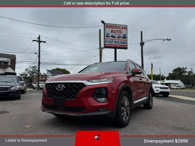 2019 Hyundai SANTA FE for sale at American Auto Bristol Inc in Bristol, PA