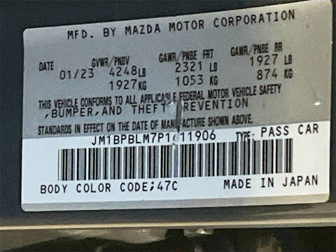 2023 Mazda Mazda3 Hatchback 2.5 S Carbon Edition