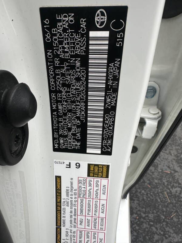2016 Toyota Prius Four