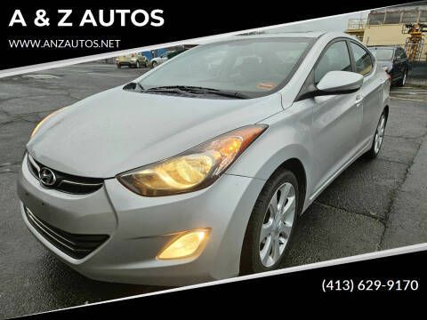 2012 Hyundai Elantra for sale at A & Z AUTOS in Westfield MA