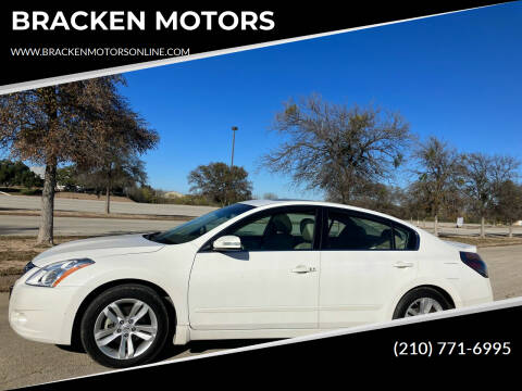 2012 Nissan Altima for sale at BRACKEN MOTORS in San Antonio TX