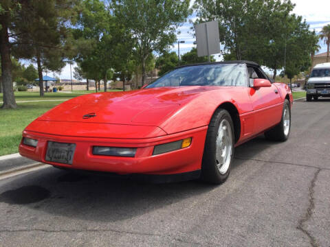 1996 Chevrolet Corvette for sale at Del Sol Auto Sales in Las Vegas NV
