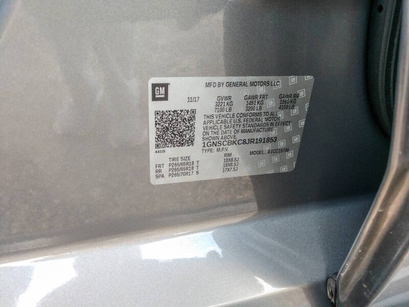 2018 Chevrolet Tahoe LT