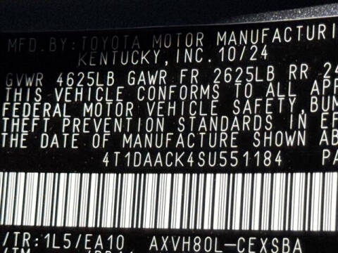 2025 Toyota Camry SE