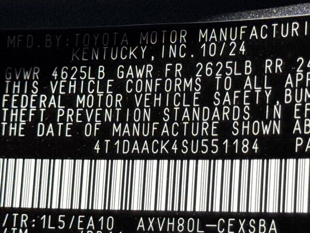 2025 Toyota Camry SE