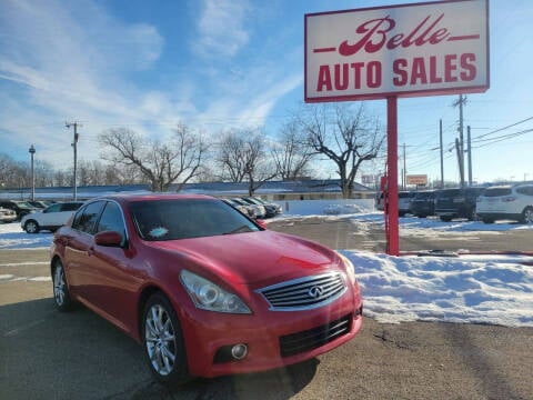 2011 Infiniti G37 Sedan for sale at Belle Auto Sales in Elkhart IN