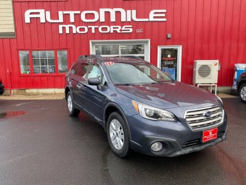 2017 Subaru Outback for sale at AutoMile Motors in Saco ME