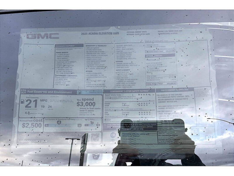 2025 GMC Acadia Elevation