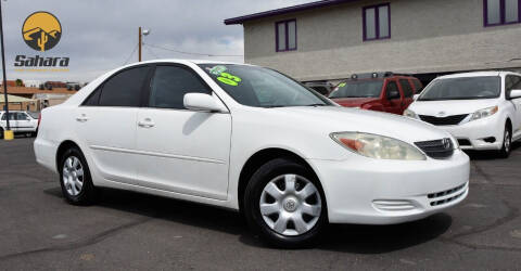 2003 Toyota Camry for sale at Sahara Pre-Owned Center in Phoenix AZ